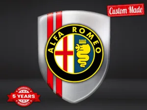 Alfa Romeo Pegatinas Auto Negocio Carreras Diseño Alta Calidad